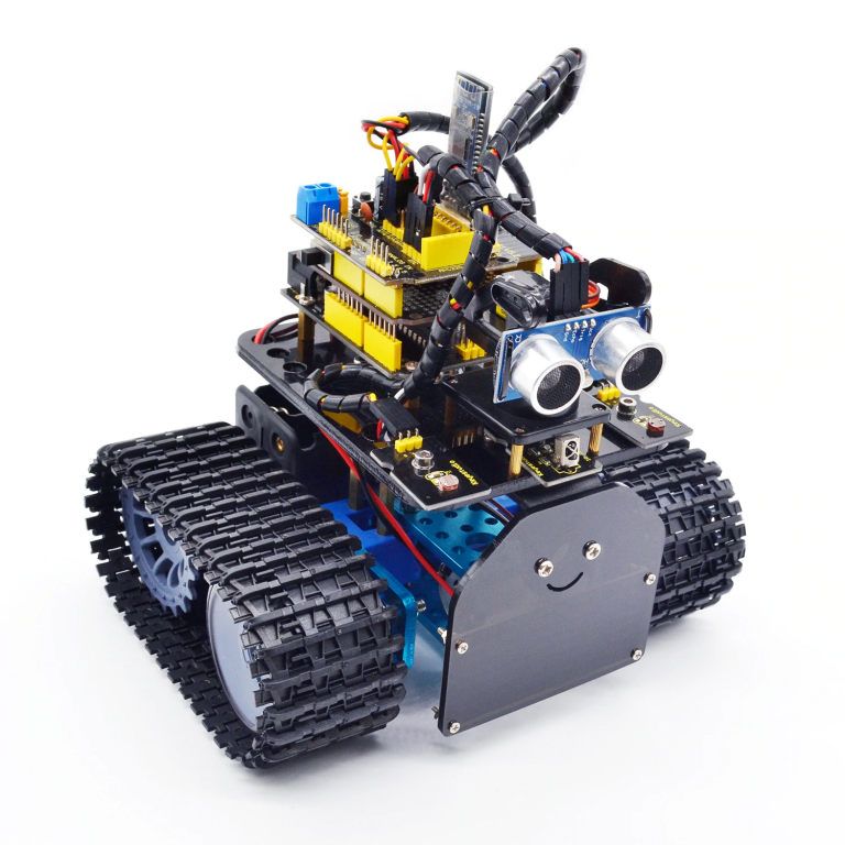 Carro robot tanque Keyestudio V2.0 Arduino Robot STEM/Mixly - Imagen 8