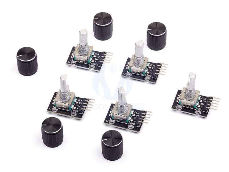 Kit 5pcs encoder KY-040 360 grados Arduino - Imagen 7