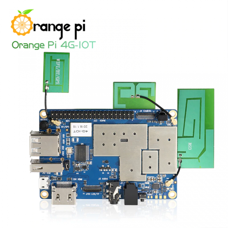 Orange Pi 4G-IOT 1G Cortex-A53 8GB EMMC SIM Card 4G Bluetooth - Imagen 2
