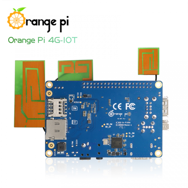 Orange Pi 4G-IOT 1G Cortex-A53 8GB EMMC SIM Card 4G Bluetooth - Imagen 3