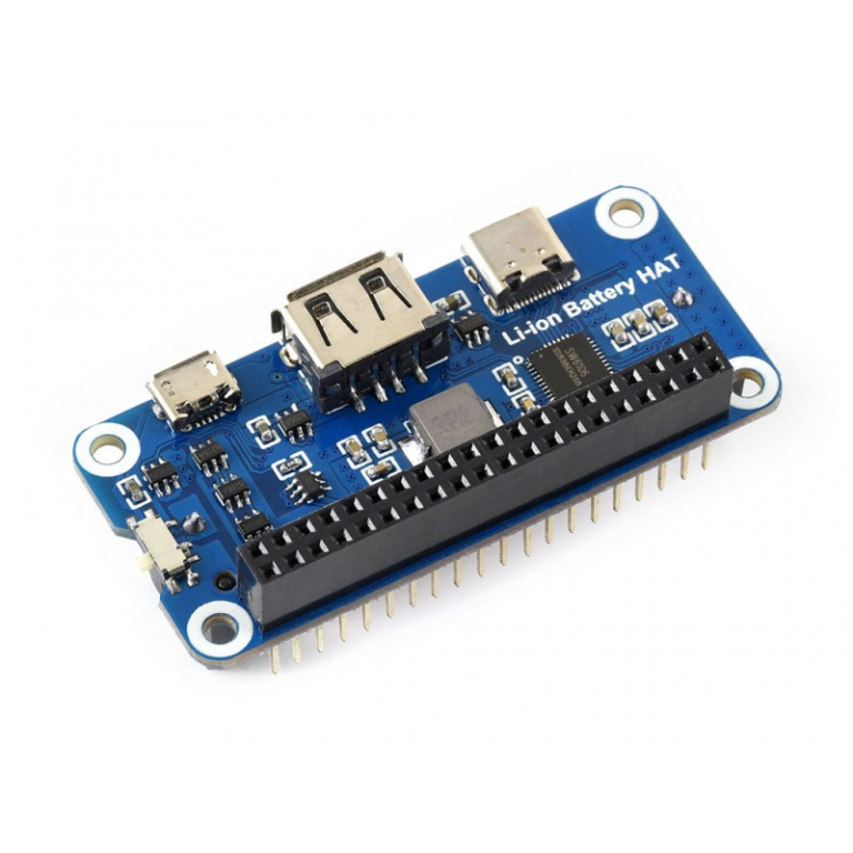 Soporte bateria Li-Ion 5V Raspberry Pi carga rápida - Imagen 4