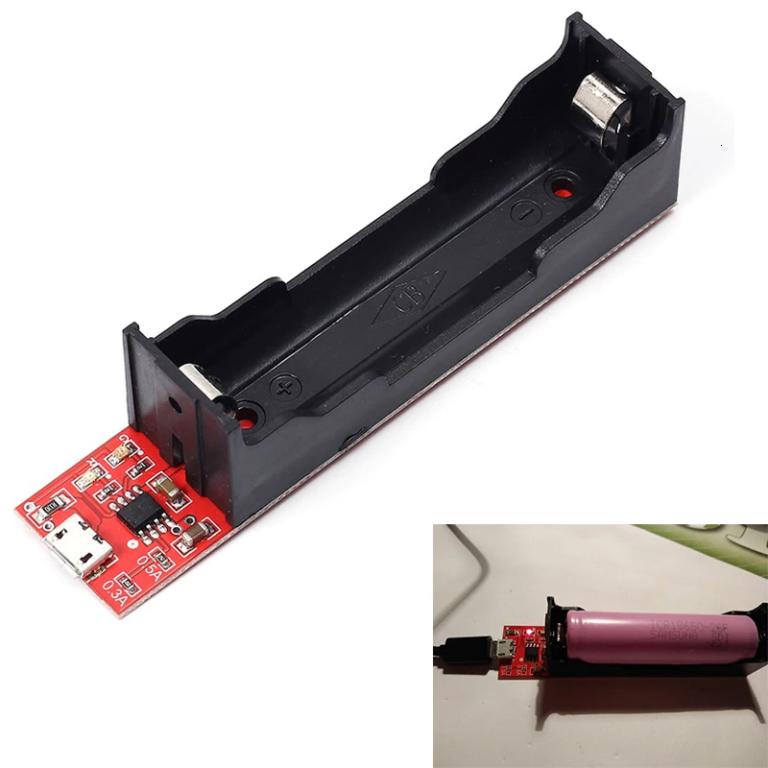 Kit cargador bateria Li-Ion 18650 TEC4056