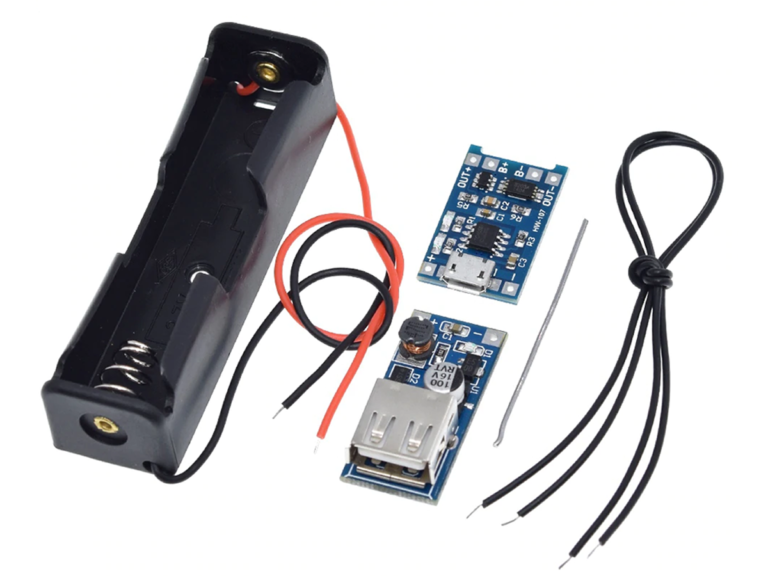 Kit cargador batería Li-Ion Micro USB 5V 1A 18650 TP4056 - Imagen 2
