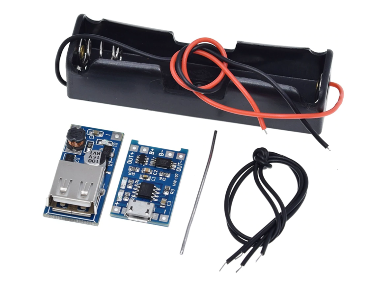 Kit cargador batería Li-Ion Micro USB 5V 1A 18650 TP4056 - Imagen 3