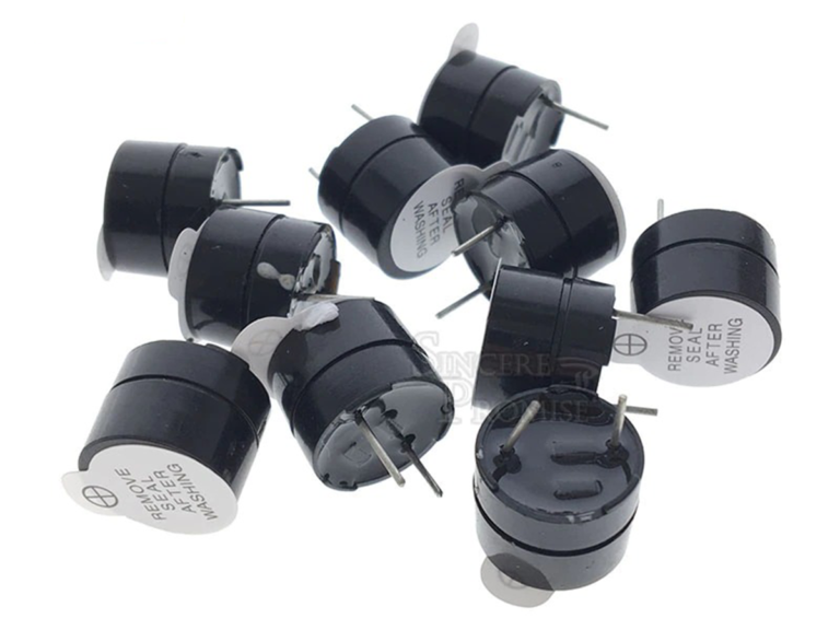Pack 10 buzzer activo universal 5V 30mA 2KHz - Imagen 3
