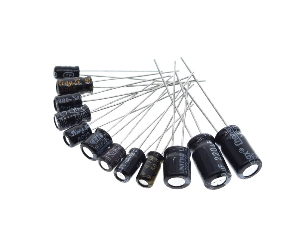 Pack 120pcs capacitores electrolíticos 12 valores