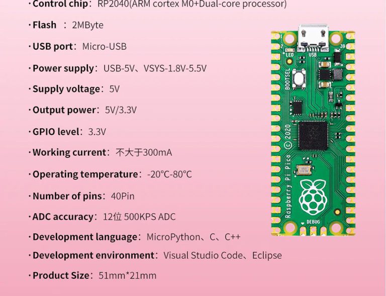 Raspberry Pico Dual Core ARM Cortex M0+ 133MHz - Imagen 9
