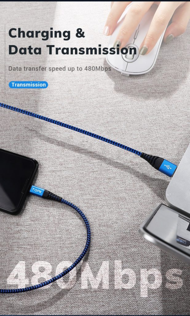 Cable USB tipo C fast charging 1m - Imagen 5