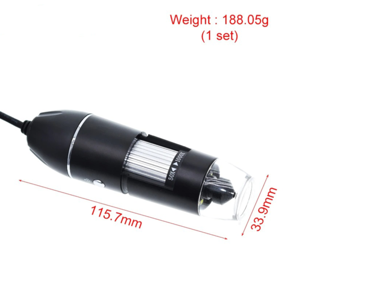 Microscopio 1000X digital USB 8 LEDs - Imagen 4