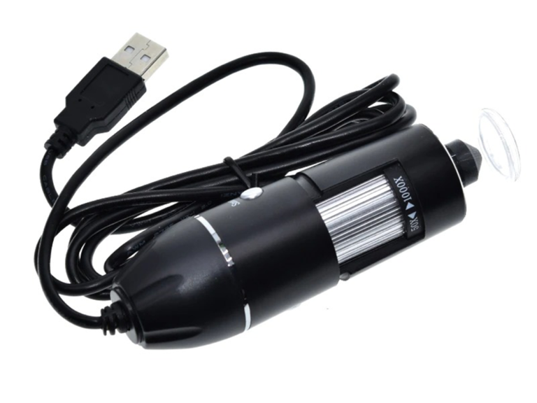 Microscopio 1000X digital USB 8 LEDs - Imagen 2