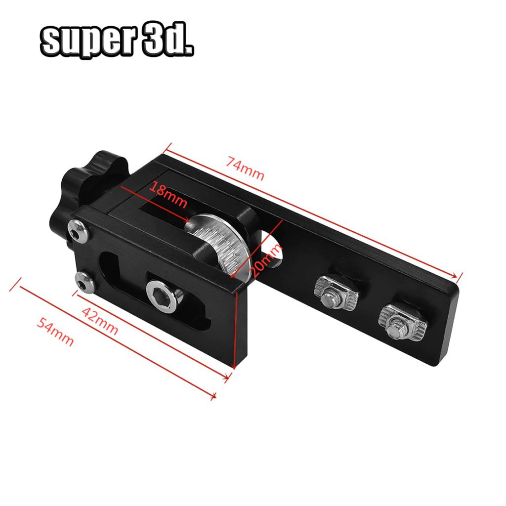 Polea tensora ajustable 2020 impresora 3D (Ender 3) eje X