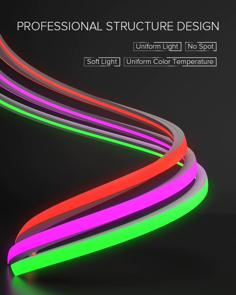 Cubierta cinta LED apariencia Neon WS2812/11 SK6812 para exteriores - Imagen 7