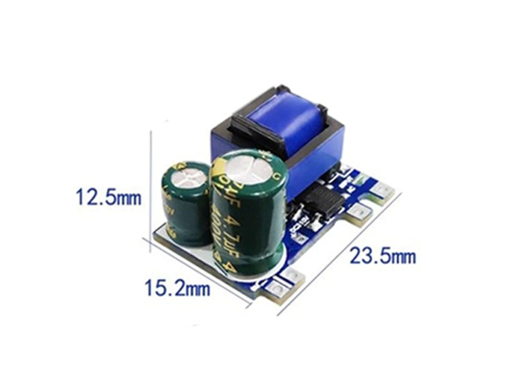 Transformador step down AC-DC 5V 1A 5W 220VAC-5VDC