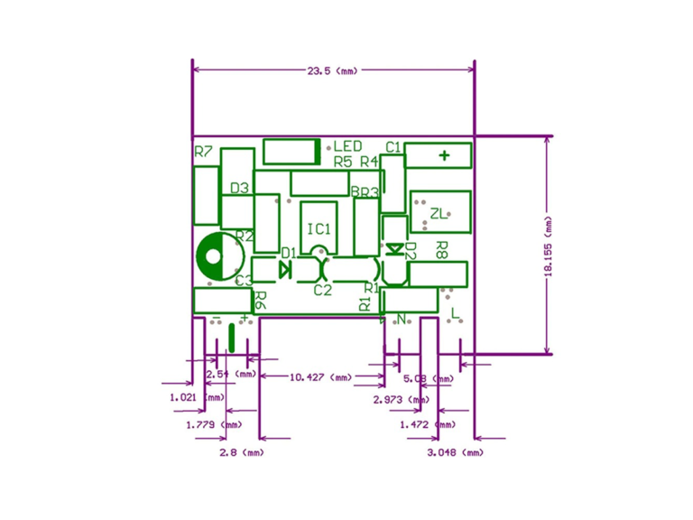 Transformador step down AC-DC 5V 1A 5W 220VAC-5VDC - Imagen 4