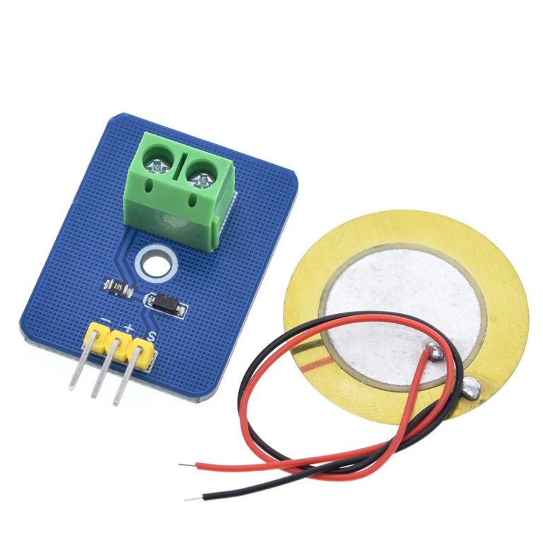 Sensor vibración cerámico piezoeléctrico 3.3V-5V
