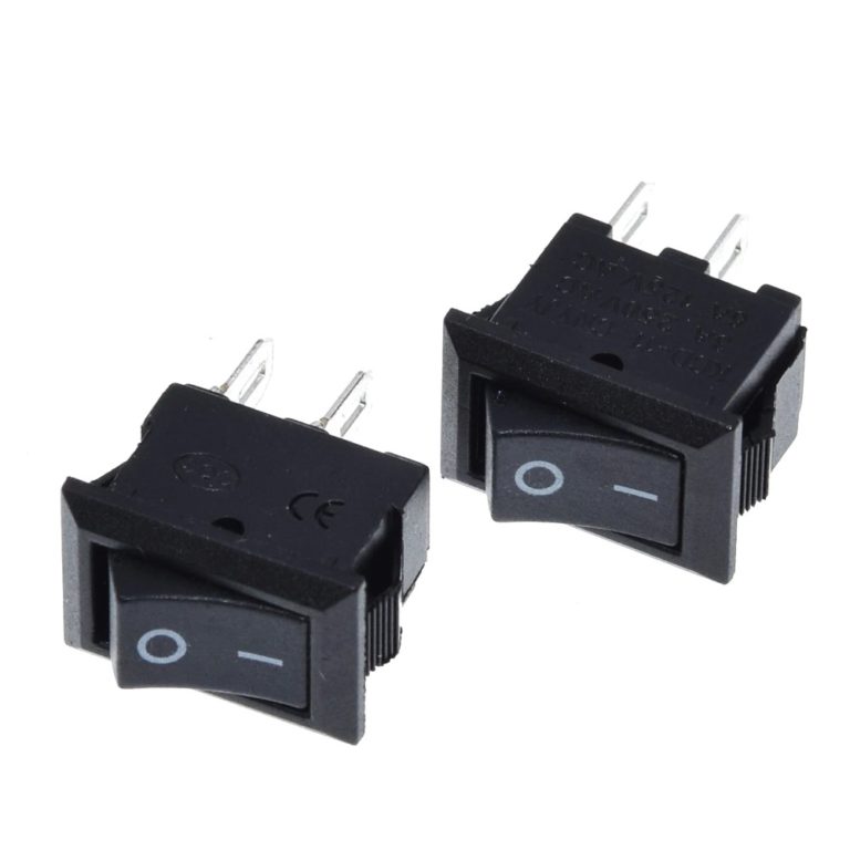 Pack 10 interruptores basculantes, autos, instrumentos 10x15mm, 2 pines, 3A/250V - Imagen 3