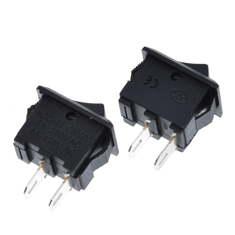 Pack 10 interruptores basculantes, autos, instrumentos 10x15mm, 2 pines, 3A/250V - Imagen 4