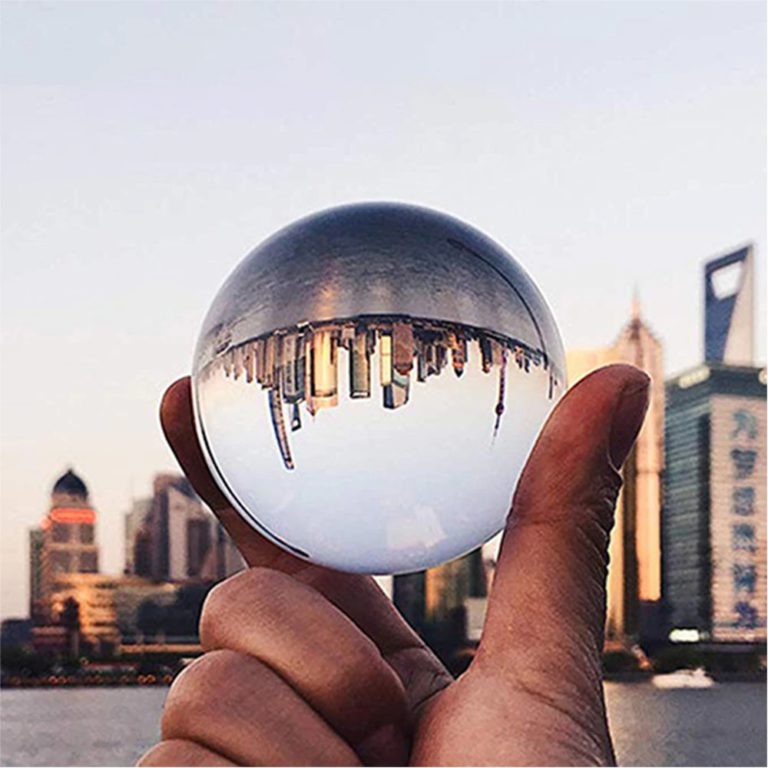 Bola de cristal transparente 7cm diámetro