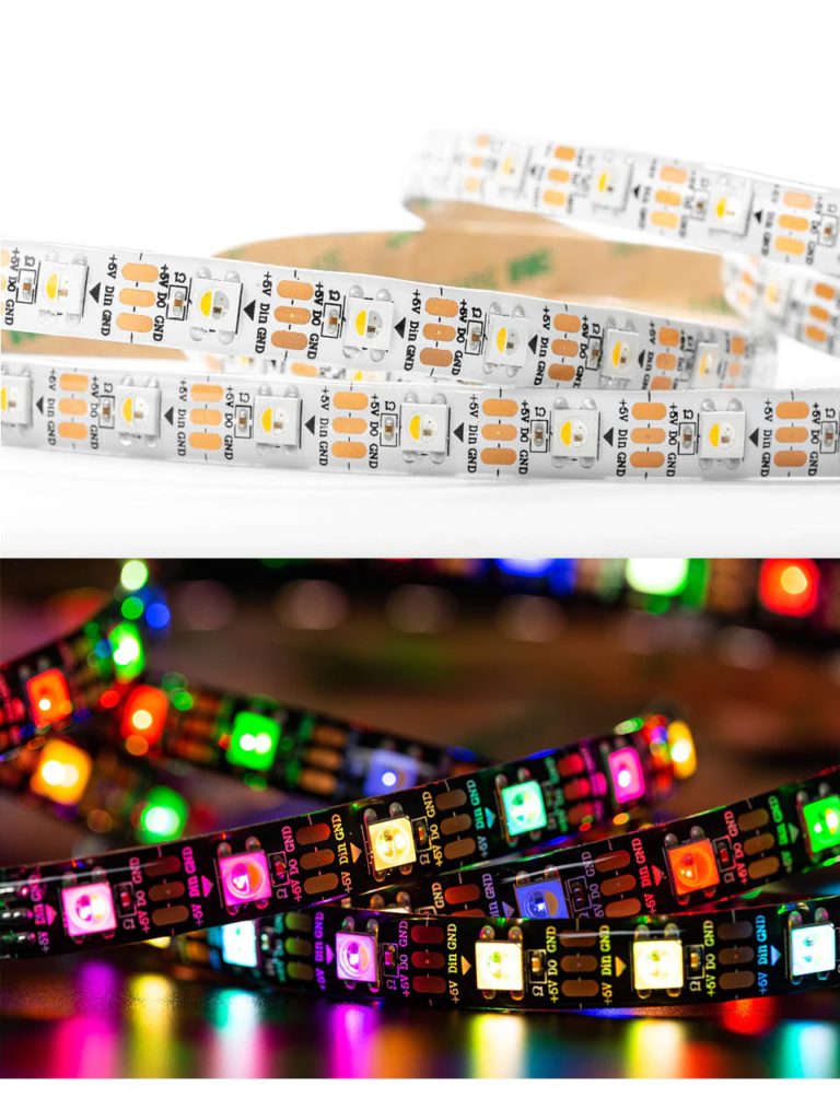Cinta LED RGBW 5m IP30 SK6812 60 Leds/m 5VDC - Imagen 4