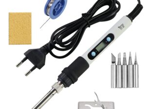 Lapiz cautin soldador estaño digital ajustable 80W