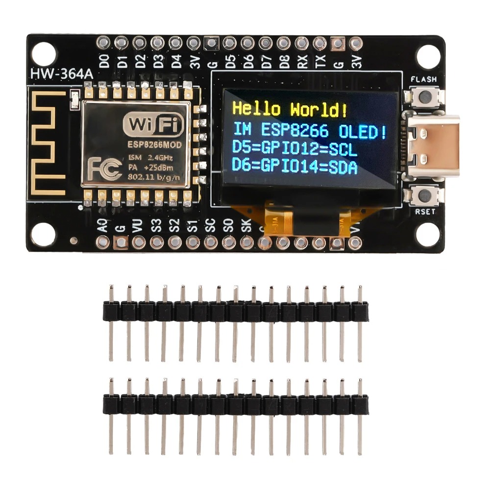 NodeMCU ESP8266 0.9" OLED CH340G ESP-12F