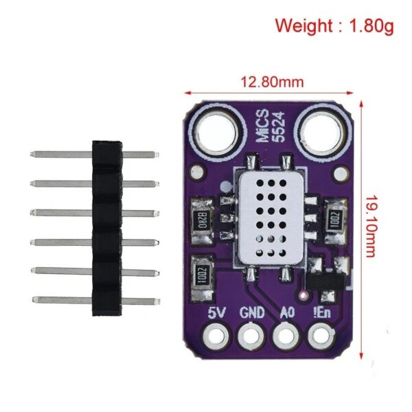 Sensor calidad de aire MICS-5524 - Imagen 5
