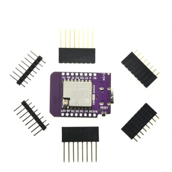 D1 Mini USB tipo C ESP8266 ESP-07S CH340G Wifi