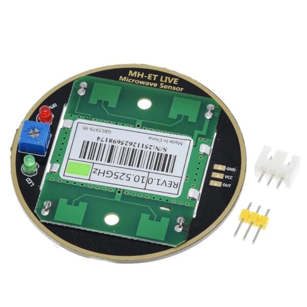 Sensor radar doppler HB100 x 10.525GHz 2-16m - Imagen 2